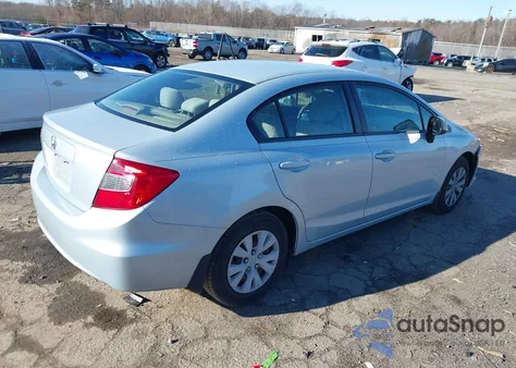 2012 Honda Civic Lx z USA, uszkodzony, nr VIN JHMFB2F56CS002104